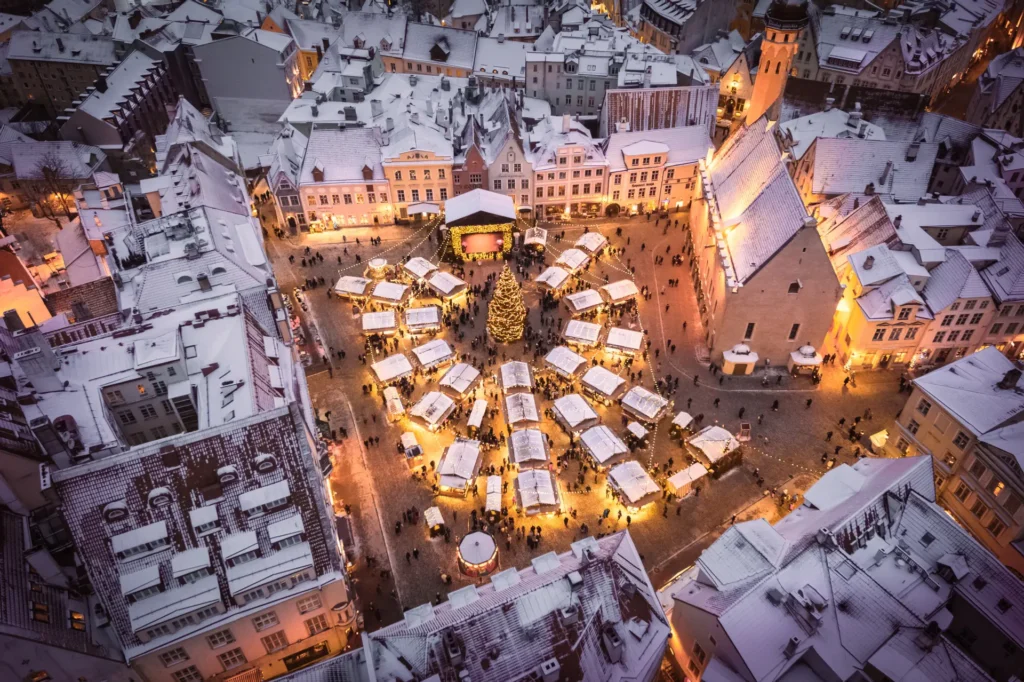 Tallinn Christmas Market Old Town Sergei Zjuganov