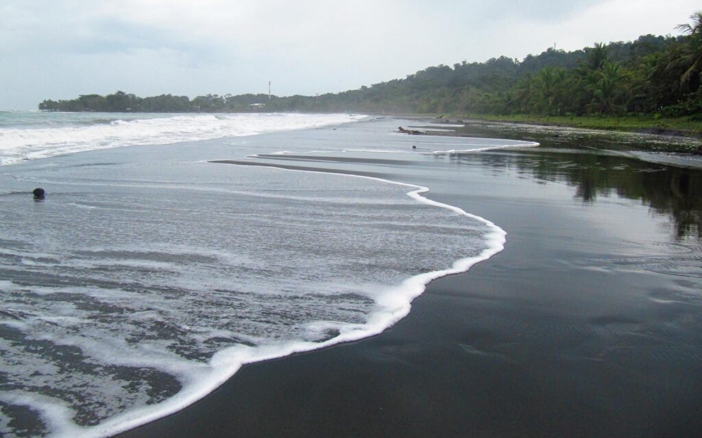 playa negra black sand