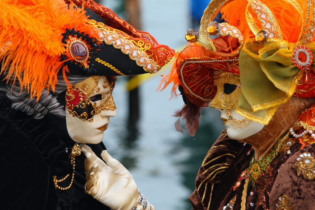 Venice Carnival Masked Lovers 2010